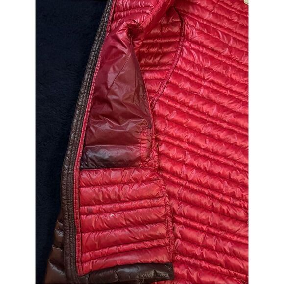 Patagonia Women’s Fiona Down Puffer Maroon Sz Small B27 - Picture 7 of 15